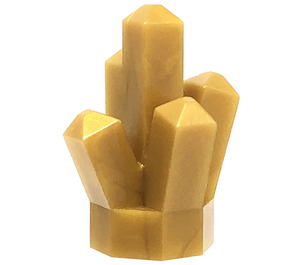 LEGO Pearl Gold Rock 1 x 1 with 5 Points (28623 / 30385)