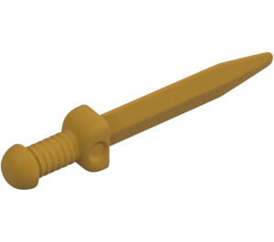 LEGO Pearl Gold Short Sword with Thin Crossguard (95673)