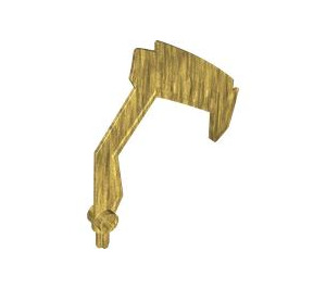 LEGO Pearl Gold Sickle / Hook (5310)