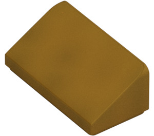 LEGO Parelmoer goud Helling 1 x 2 (31°) (85984)