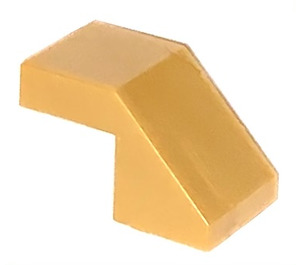 LEGO Or perlé Pente 1 x 2 (45°) (28192)