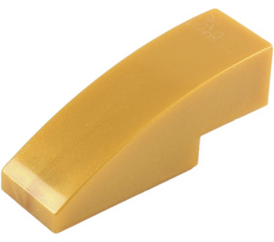 LEGO Pearl Gold Slope 1 x 3 Curved (50950)