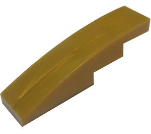 LEGO Pearl Gold Slope 1 x 4 Curved (11153 / 61678)