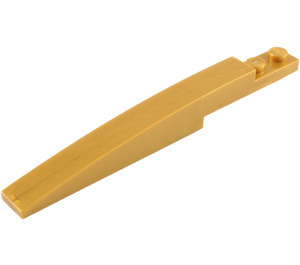 LEGO Pearl Gold Slope 1 x 8 Curved with Plate 1 x 2 (13731 / 85970)