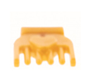 LEGO Pearl Gold Small Comb with Heart
