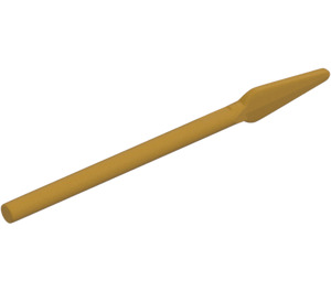 LEGO Pearl Gold Spear with Flat End (4497 / 93789)