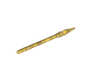 LEGO Pearl Gold Spear with Pearl Gold Tip (90391)