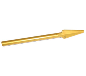 LEGO Pearl Gold Spear with Rounded End (4497)