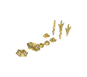 LEGO Pearl Gold Spider-Man Web Shot Accessory Pack (36083)