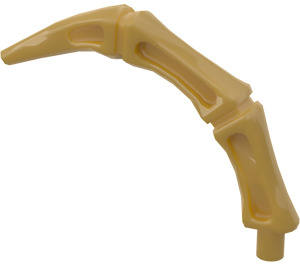 LEGO Pearl Gold Spiny Leg (15064 / 77032)