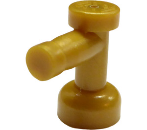 LEGO Pearl Gold Tap 1 x 1 without Hole in End (4599)