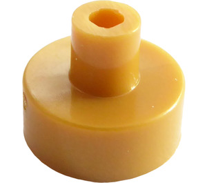 LEGO Or Perlé Tuile 1 x 1 Rond avec Hollow Barre (20482 / 31561)