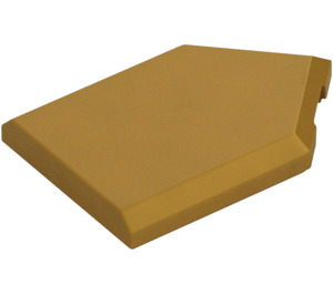 LEGO Pearl Gold Tile 2 x 3 Pentagonal (22385 / 35341)