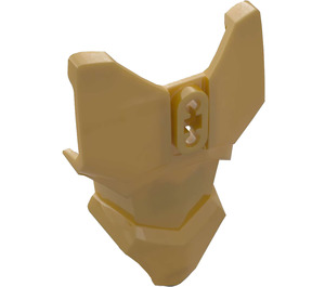 LEGO Parelmoer goud Torso met Indented Waist en Heup Pantser (90652)