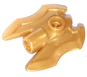 LEGO Pearl Gold Two-Sided Axe Head (11096)