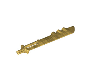 LEGO Pearl Gold Weapon with Axle (35633)