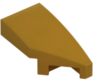 LEGO Pearl Gold Wedge 1 x 2 Right (29119)