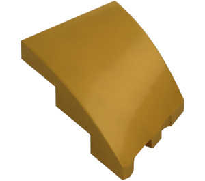 LEGO Pearl Gold Wedge 2 x 3 Left (80177)