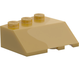 LEGO Oro perlato Cuneo 3 x 3 Sinistra (42862)