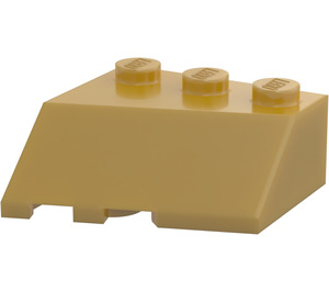 LEGO Perlgold Keil 3 x 3 Recht (48165)