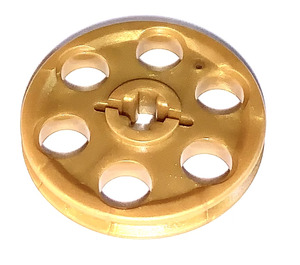 LEGO Pearl Gold Wedge Belt Wheel (4185 / 49750)