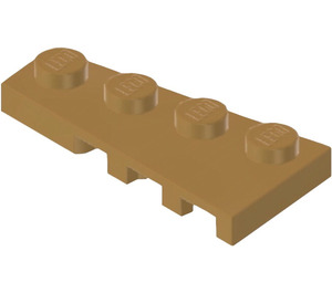 LEGO Perlgold Keil Platte 2 x 4 Flügel Links (41770)