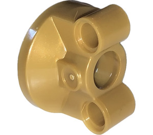 LEGO Parelmoer goud Wiel Bearing met Twee Pin-gaten (11950 / 28833)