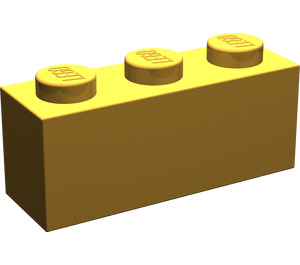 LEGO Pearl Light Gold Brick 1 x 3 (3622 / 45505)