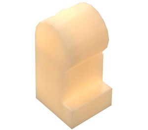 LEGO Pearl Light Gold Bein (Rechts) (3816)