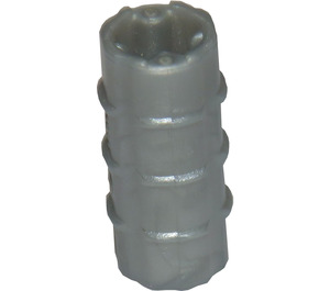 LEGO Pearl Light Gray Axle Connector (Ridged with 'x' Hole) (6538)