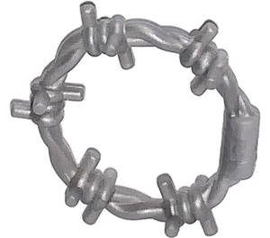 LEGO Grigio perlato chiaro Barbed Cavo Loop (62700)