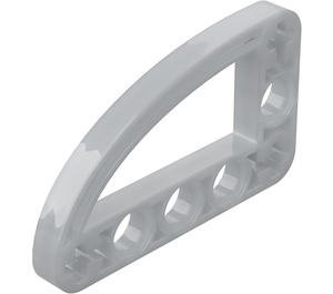 LEGO Parelmoer lichtgrijs Balk 3 x 5 x 0.5 Krom 90 graden Kwart Ellipse (32250 / 65714)