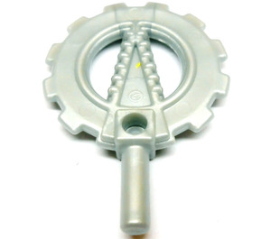 LEGO Pearl Light Gray Bionicle Toa Motoro Round Sawblade Weapon