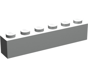 LEGO Pearl Light Gray Brick 1 x 6 (3009)