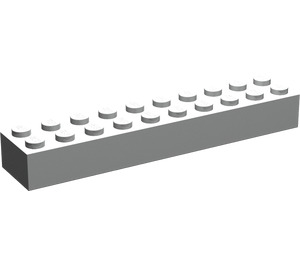 LEGO Pearl Light Gray Brick 2 x 10 (3006 / 92538)