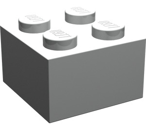 LEGO Pearl Light Gray Brick 2 x 2 (3003 / 6223)