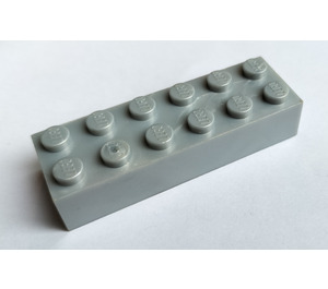 LEGO Pearl Light Gray Brick 2 x 6 (2456 / 44237)