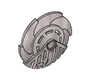 LEGO Pearl Light Gray Circular Saw Shield (41660)