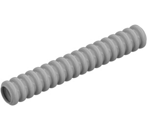 LEGO Pärl Ljusgrå Korrugerad Slang 4.8 cm (6 Knoppar) (40050 / 50302)