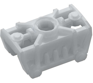 LEGO Pearl Light Gray Knee Armor 2 x 3 x 1.5 (47299)