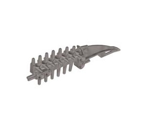 LEGO Pearl Light Gray Krika/Thornatus Blades with Offset Spikes (63149)