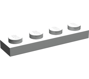 LEGO Pearl Light Gray Plate 1 x 4 (3710)