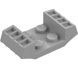 LEGO Grigio perlato chiaro Piastra 2 x 2 con Rialzato Grilles (41862)