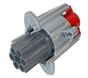 LEGO Pearl Light Gray Six-Barrel Dart Shooter (57522 / 57523)