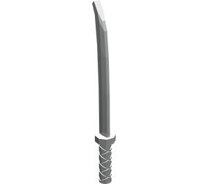 LEGO Perle lysegrå Sværd med Octagonal Guard (Katana) (30173 / 88420)