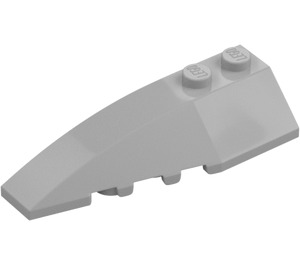 LEGO Pearl Light Gray Wedge 2 x 6 Double Left (5830 / 41748)