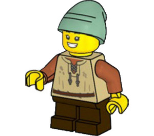 LEGO Peasant Child Figurine