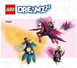 LEGO Pegasus Flying Cheval 71457 Instructions