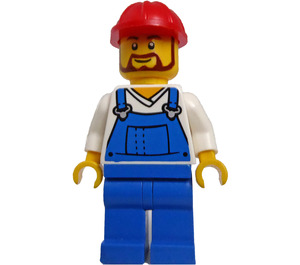 LEGO Pencil Pot Bouwvakker Minifiguur