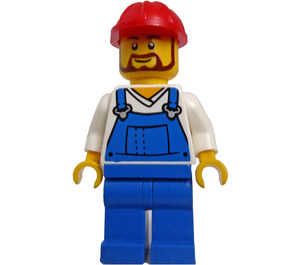 LEGO Pencil Pot Konstruktion Worker Minifigur